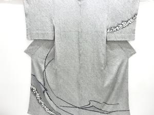 未使用品　本総絞り　抽象模様訪問着